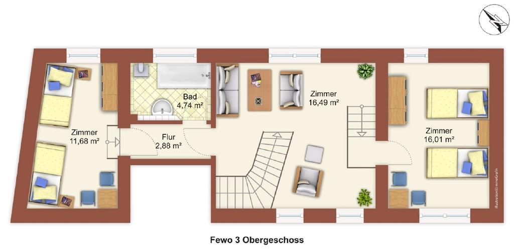 Ferienwohnung Kruppa 布隆 外观 照片
